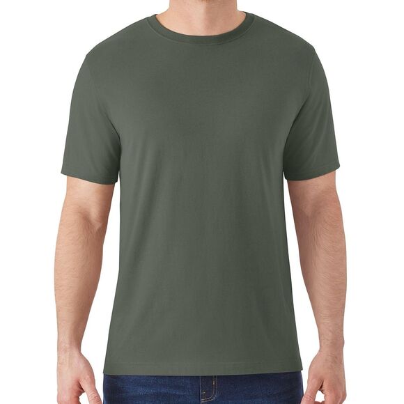Member's Mark Men's Essential Crew Neck Short Sleeve Tee Size 2XL Green New - Picture 1 of 8